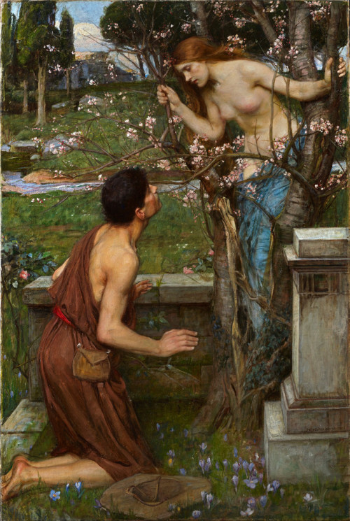 catonhottinroof:John William Waterhouse (1849-1917) Phyllis and Demophoön, 1905