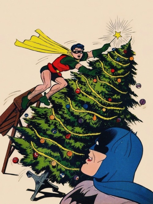 boomerstarkiller67:Batman & Robin - art by Dick Sprang (1946)