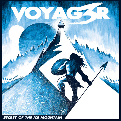 My art for VOYAG3R’s single, “Secret Of The Ice Mountain” – available for fr