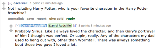 cottognapple:simplypotterheads:HP + HP cast related questions in Daniel Radcliffe’s Reddit AMA (27 O