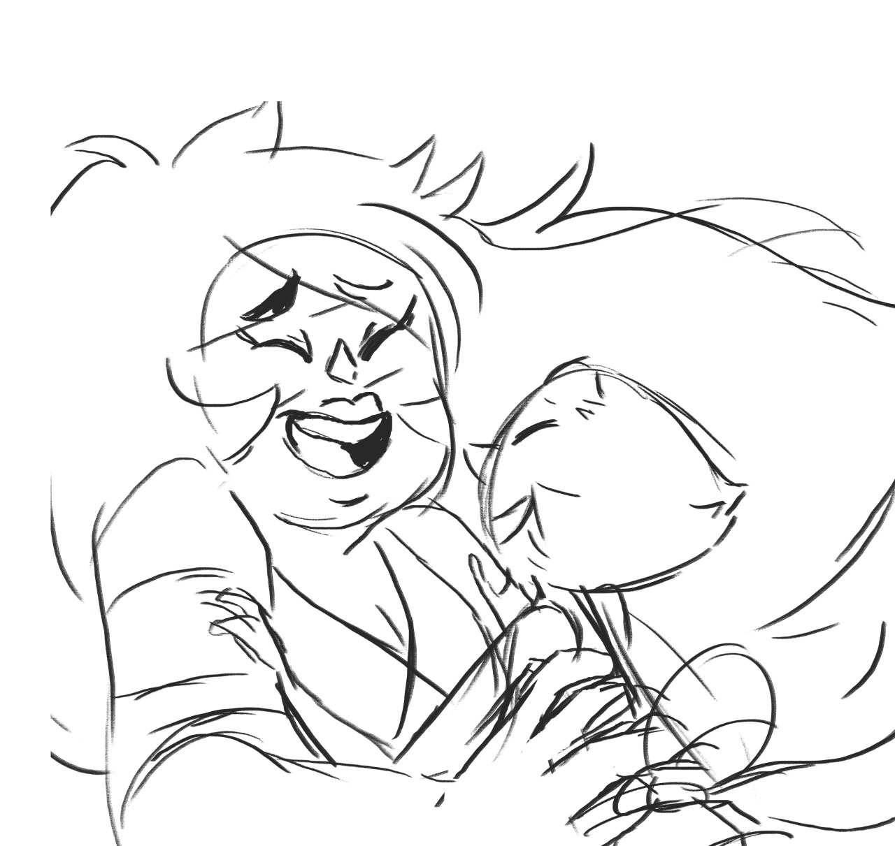 sparkbat:  I really enjoy drawing Jasper, a LOT. Here’s my sketches for warming