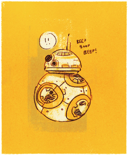 Porn spicyroll:  Rey & BB-8 sketches!  photos