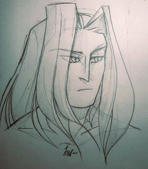 I Was Gonna Draw Something For Pride Month But I Ended Up Drawing Sephiroth... I Mean-