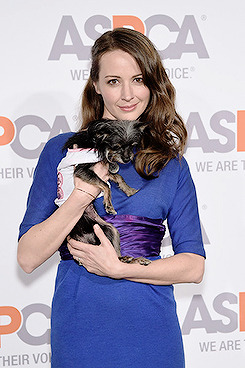 dailyamyacker:  Actress Amy Acker attends ASPCA’S 18th Annual Bergh Ball honoring Edie Falco and Hilary Swank at The Plaza Hotel on April 9, 2015 in New York City.