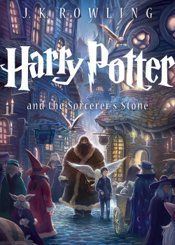 damnguido:  fuckyeahharrypotter: “Today, Scholastic unveiled an all-new cover for Harry Potter and the Sorcerer’s Stone! And better yet, it’s just the first of seven (7!) new covers that will appear on U.S. trade paperback editions coming in September