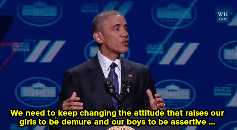micdotcom:  Watch: President Obama delivers pointedly feminist speech at United State