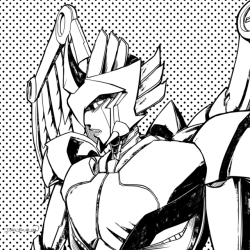 dailydurian: A triple inktober post for Lost Light Fest! Airazor and Getaway for day 1 and Arcee for Day 2! Also experimenting with the screentones! 