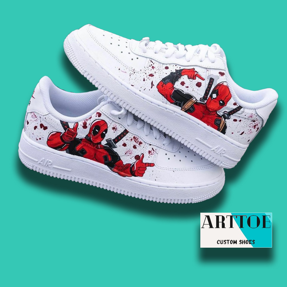 Deadpool custom shoes 2025