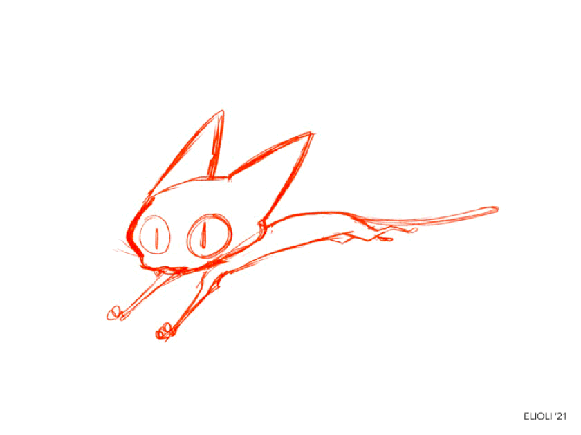 elioli-art:Scritch Scratch run! Not the best, but just a test! 