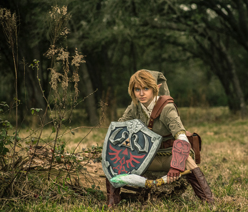 Took some pictures outside in full cosplay today. Mainly to show off the new shield and makeup style