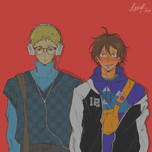 tsukkiyama in casual college fits ^_^ Follow me on Instagram!