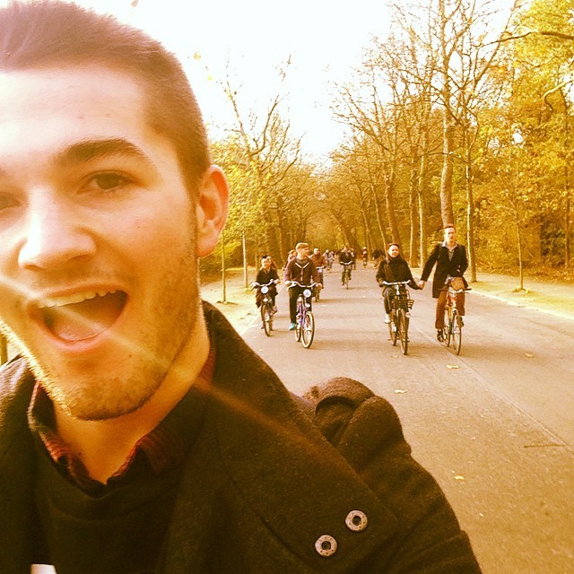 robably:  Just cycling through vondelpark (at Amsterdam) 