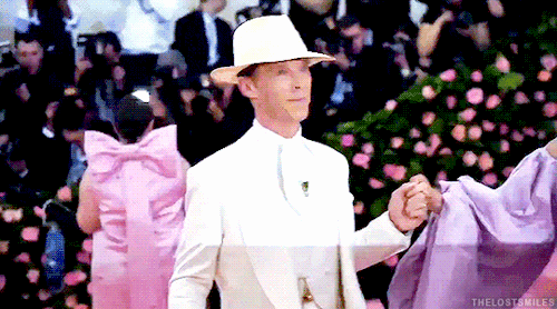 thelostsmiles:Bendeict Cumberbatch and Sophie HunterMet Gala 2019