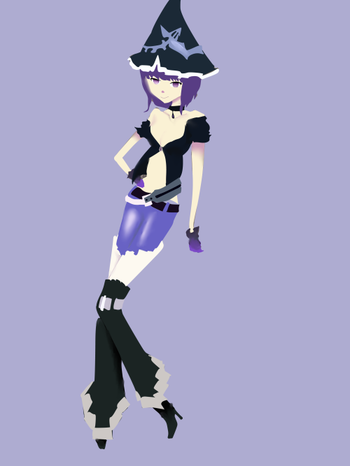 so i attempted a full sized person (not chibi) after defeating MEFE in black rock shooter the game&h