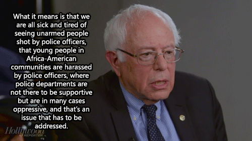 nevaehtyler:   Bernie Sanders Tells Spike Lee What Black Lives Matter Means To Him