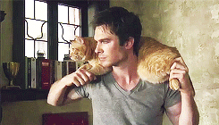 salvatore-vampire:  Ian Somerhalder with Moke - People Magazine 2013 