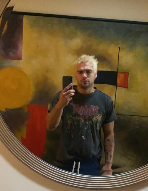 gaymenaredivineincarnate: theclassymike: Dylan Sprayberry goes blonde. Why does he look like a compl
