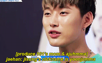 Yoon Jisung Throughout Produce 101