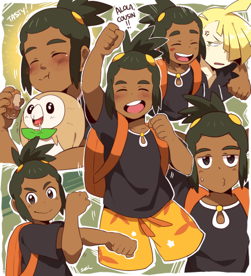 ponpekopon:Alola, cousin! Hau you doin!