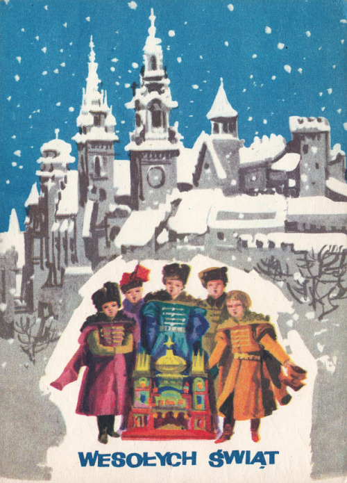 lamus-dworski:Old Christmas postcards by Polish illustrator Maria Orłowska-Gabryś (1925-1988).