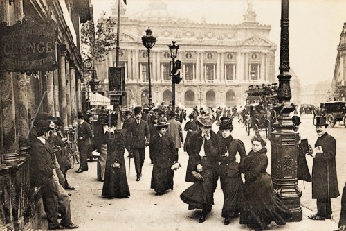 feuille-d-automne:Place De L’Opera, Paris, C.1900