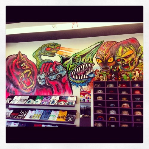 Stopped by the La Brea store w @raethreat , Thank you Anthony! @mishkagram #mishkanyc #streetwear