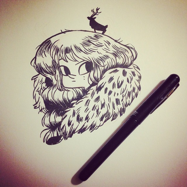 beatormo:  Inktober 2014.  Primera semana. Voy con retraso, pero prometo ponerme