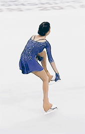 iguana012:figure skating + spirals (requested by anonymous)Satoko Miyahara - arabesque Yuna Kim - on