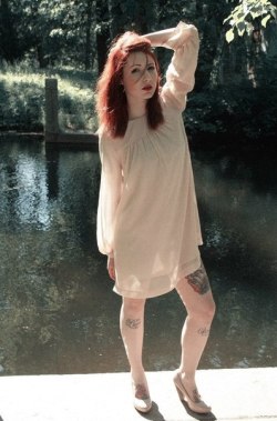 modifiedwh0re:  When I use to have red hair.  I have like no tattoos on my legs lol!  