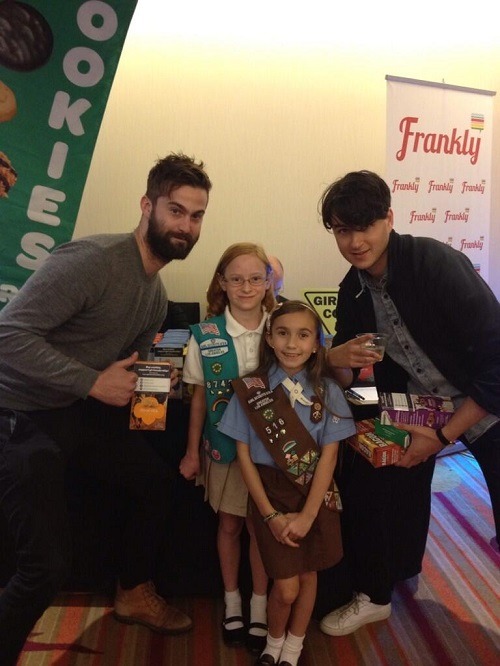 fullmetalparka:CT and Ezra with Girl Scouts LA at the Grammys gifting suite(via @girlscoutsla)