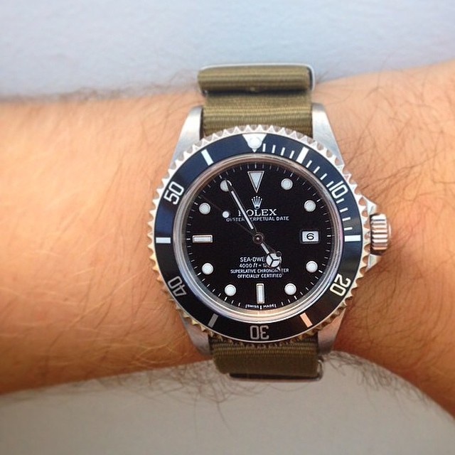 sea dweller nato strap