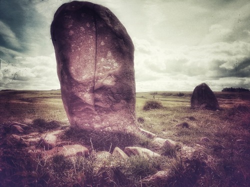 &lsquo;Horse and Foal&rsquo; Standing Stones (Former Stone Circle), Hadrian&rsquo;s Wall, Haltwhistl