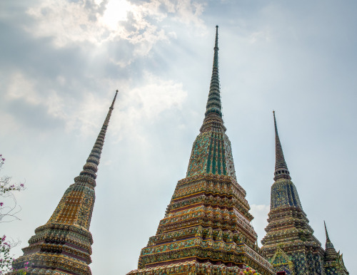 Wat Pho Chedi’s in Bangkok