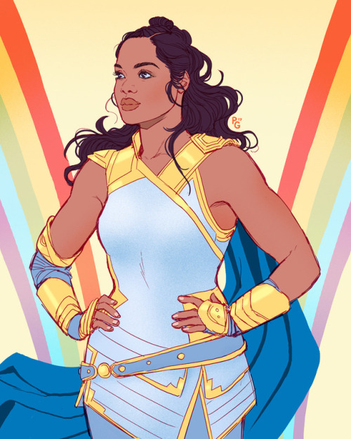 paulinaganucheau: Valkyrie with a twist combo on both of her outfits from the movie. Gotta have them