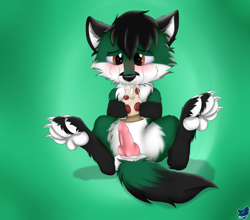 cloufypawsad:  Pizza is one way to unsheath this cutie, pizza loving fox /)w(\ 🍕💦Follower freebie for:AtikotheFox Check my pinned tweet for a chance for a free drawing 💙   X3