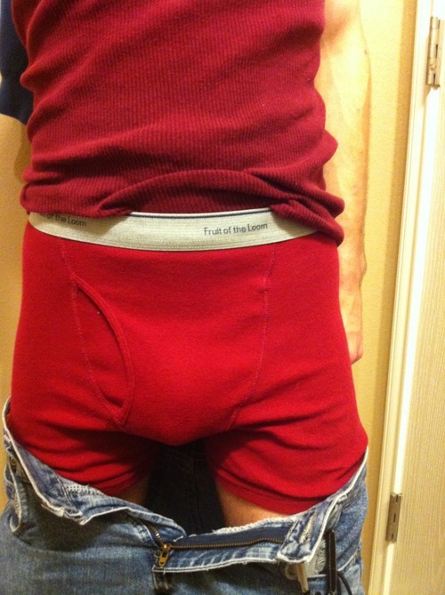 briefs-are-the-best:Red FOTL boxer briefs are the best!derek-bigcock:Men in Red - penisMen in Red - 