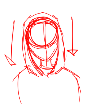 Hoods are hard to draw