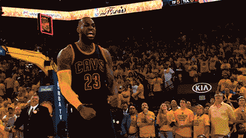 damnthatswhack: Lebron James goes Super Saiyan [x]