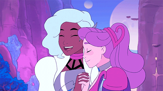translocate:the cutest couple in all of Etheria 💞🌈