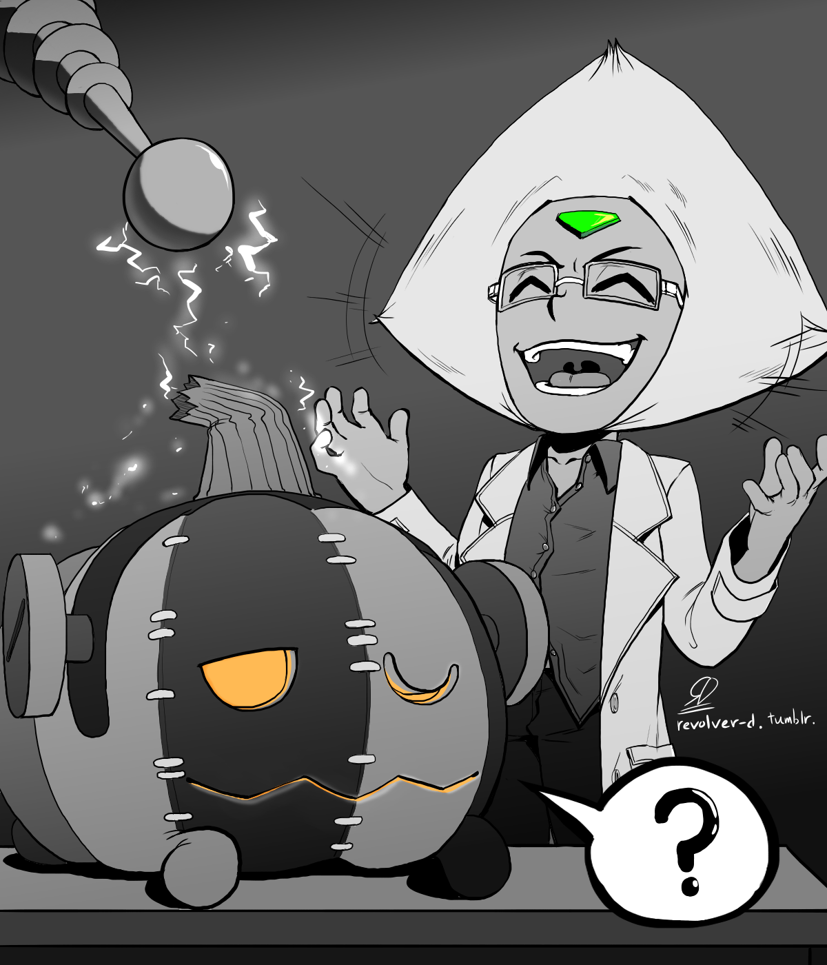 revolver-d:  “It’s alive! IT’S ALIVE!!” i thought about what would be peri’s