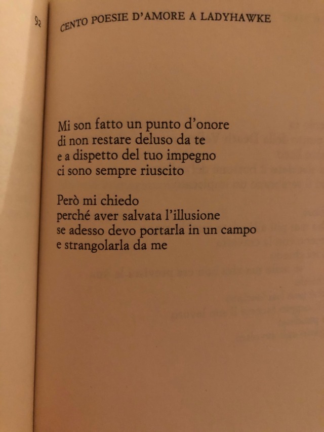 O L Y M P I A on Tumblr: - Michele Mari, “Cento poesie d'amore a