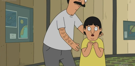 derek-demotopolis:  marauders4evr:  Awww… I know I talk about Bob’s Burgers a lot but one of the newest episodes was so sweet. It starts with Bob realizing that there’s going to be a laser-light-rock-show and remembering how much he loved going