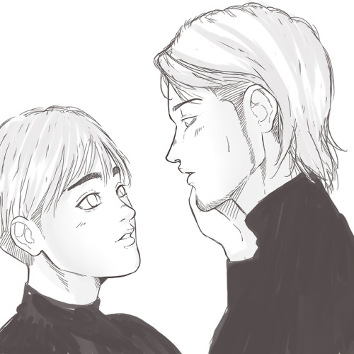 omy-chan01:Sketch Jearmin I do not know why I have not done FanArts of these two…I LOVE TOO MUCH THI