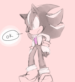 octopud:   kerokamina asked you:  you should sketch shadow in his 80s outfit from sonic rivals e u e    Sorry it’s a little messy/.. i dont have time to clean it up nice. ’ ^’   ref used,   