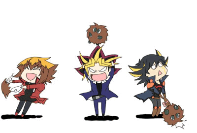 redxyellow-original:  Yu-Gi-Oh! Protagonists. 