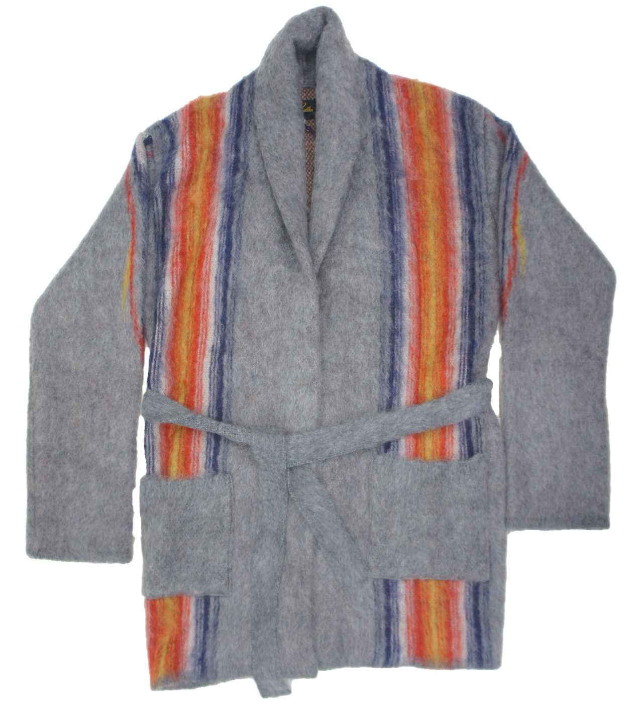 needles MOHAIR SHAWL COLLAR COAT CHIMAYO-