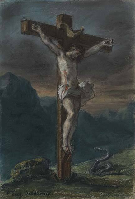 Christ on the Cross, 1856, Eugène Delacroix