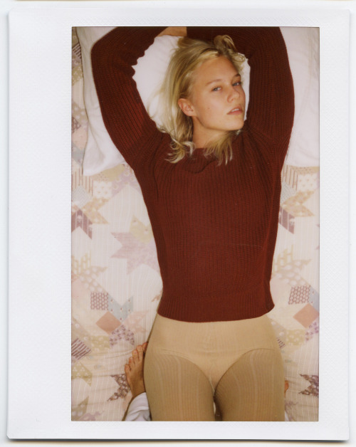 Becca In Pullovers And Pantyhose By American Apparel.