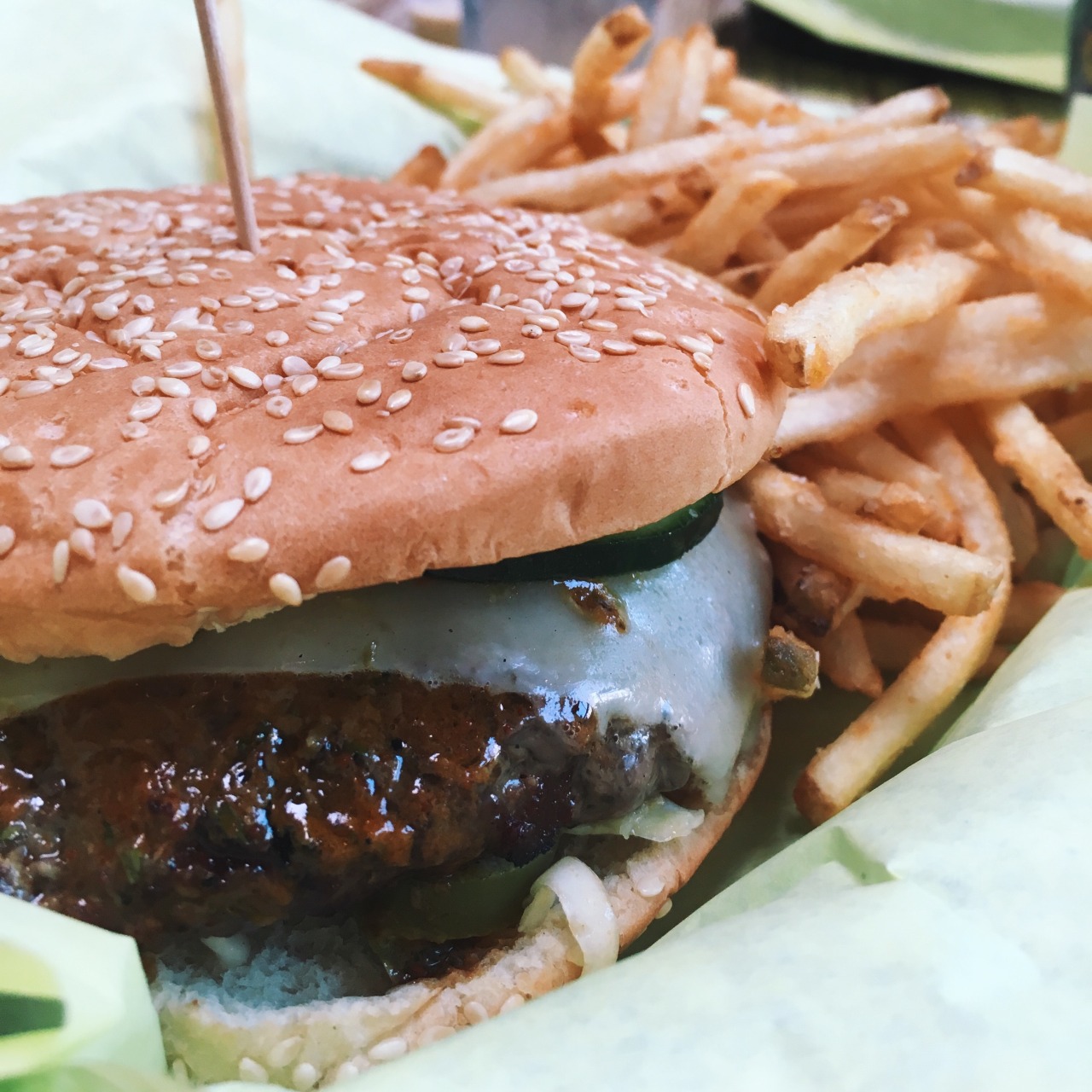 Spice up your burger game with a fiery twist! 🔥🍔 Crunch into a flavor  explosion with our Chilli Cheetos Burger – where heat meets…