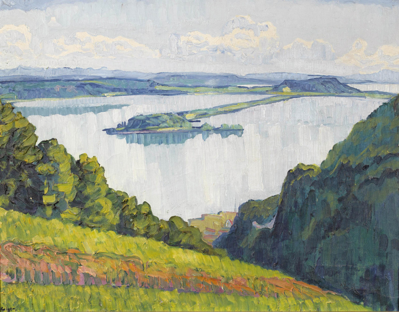 thunderstruck9:  Ernst Samuel Geiger (Swiss, 1876-1965), Petersinsel, c.1917. Oil